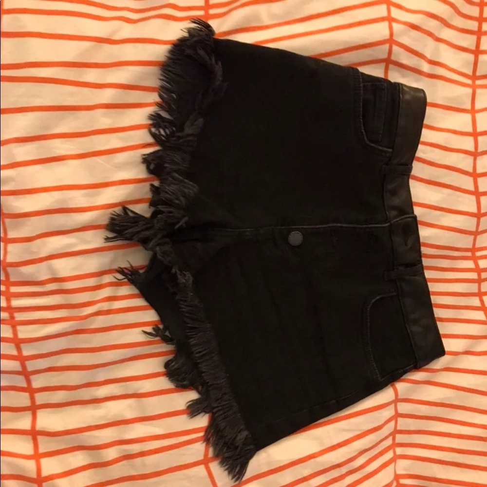 Maje high waist shorts